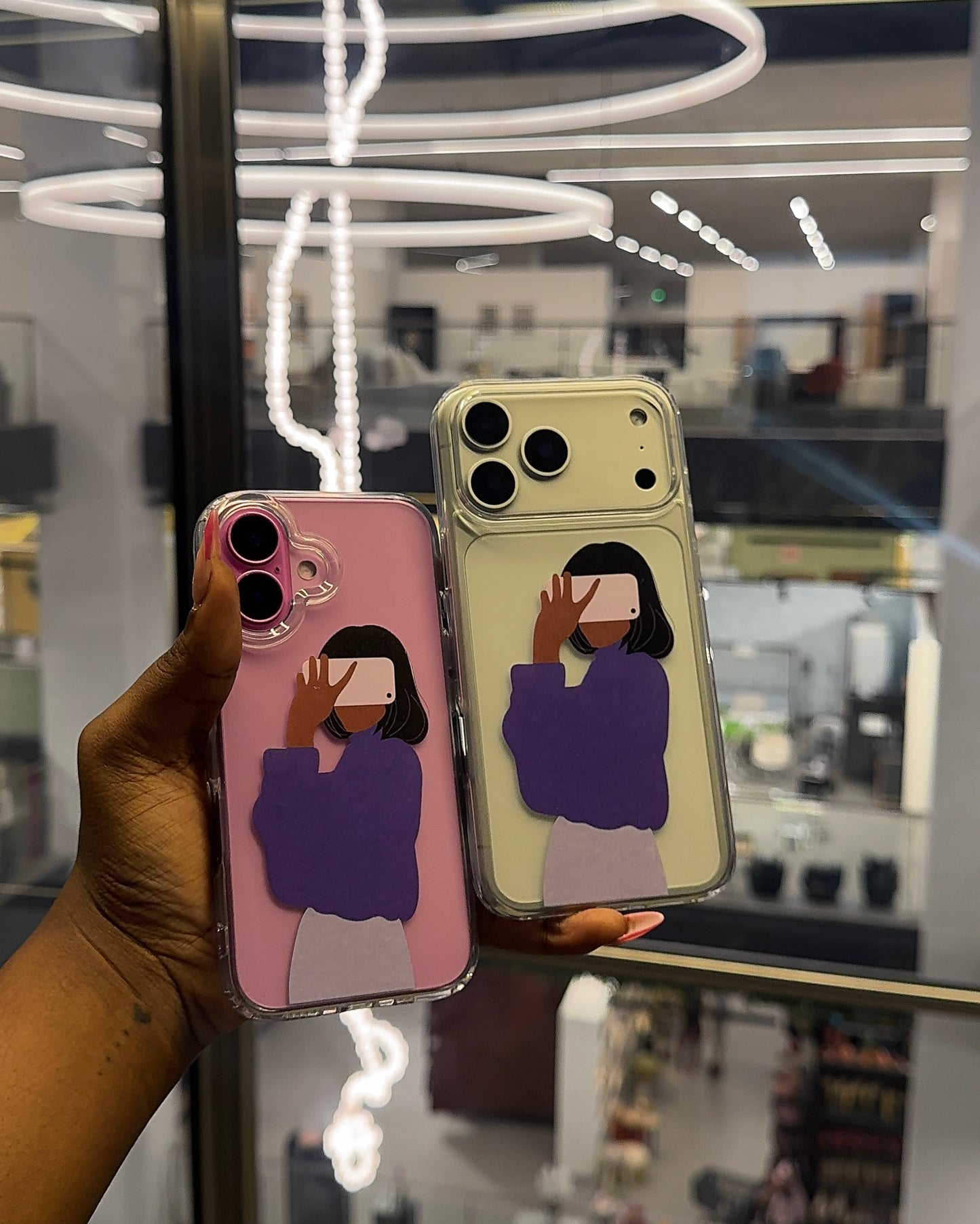 Clear Selfie Girl Case