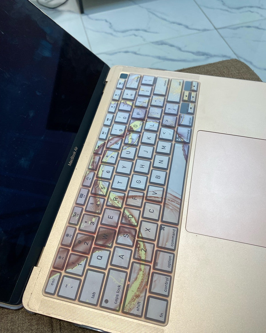 Pink Marble Macbook Case