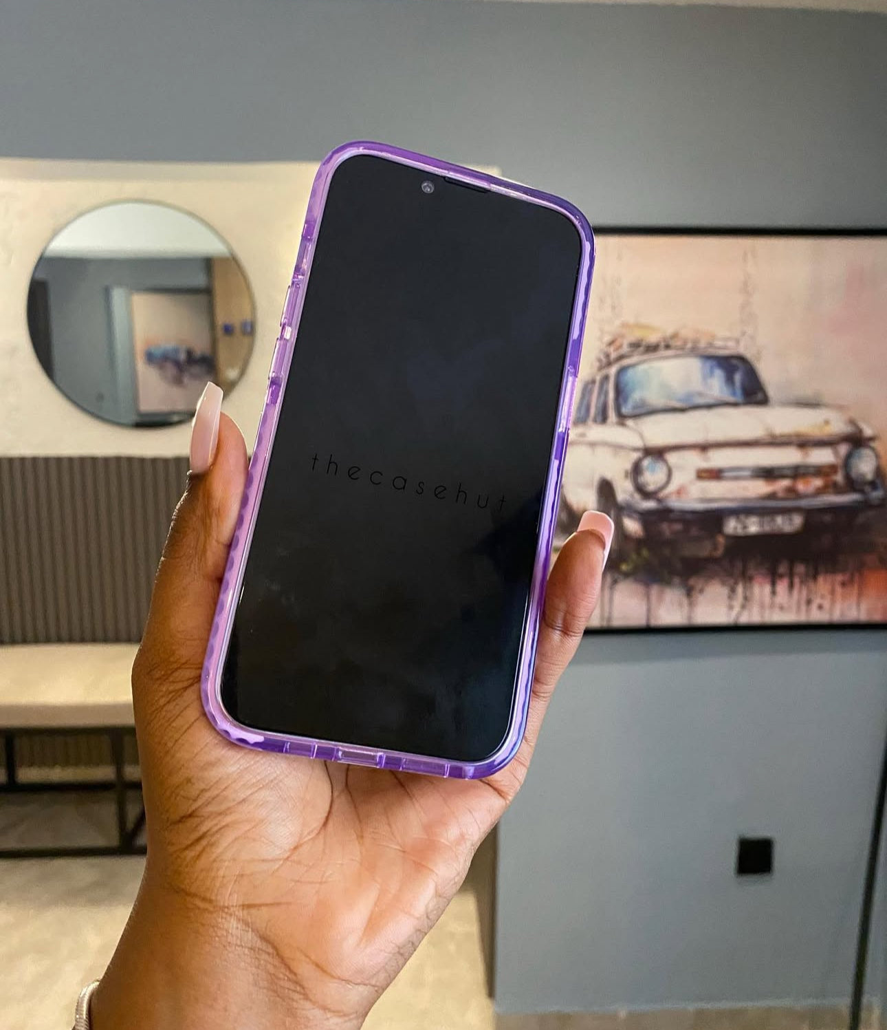 Purple Chaotic Art Case