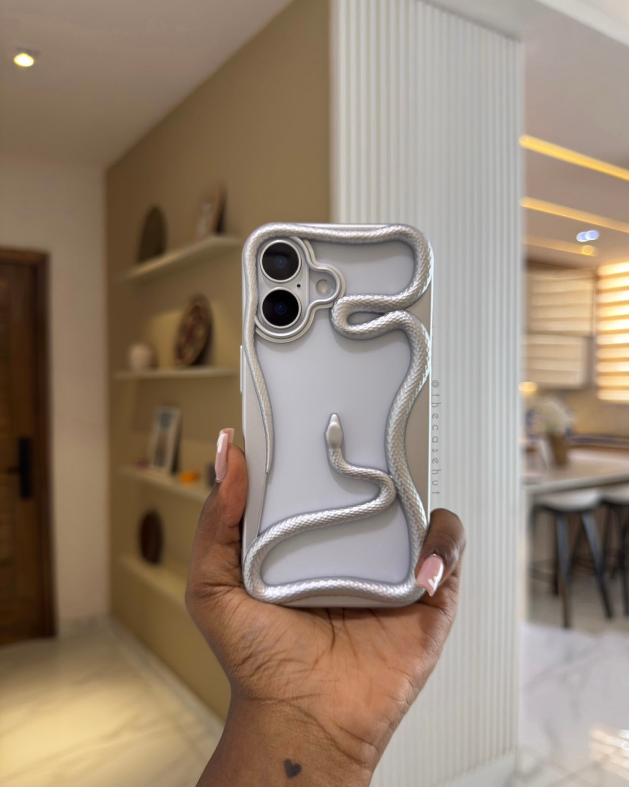 Silver Venom Hollow Case