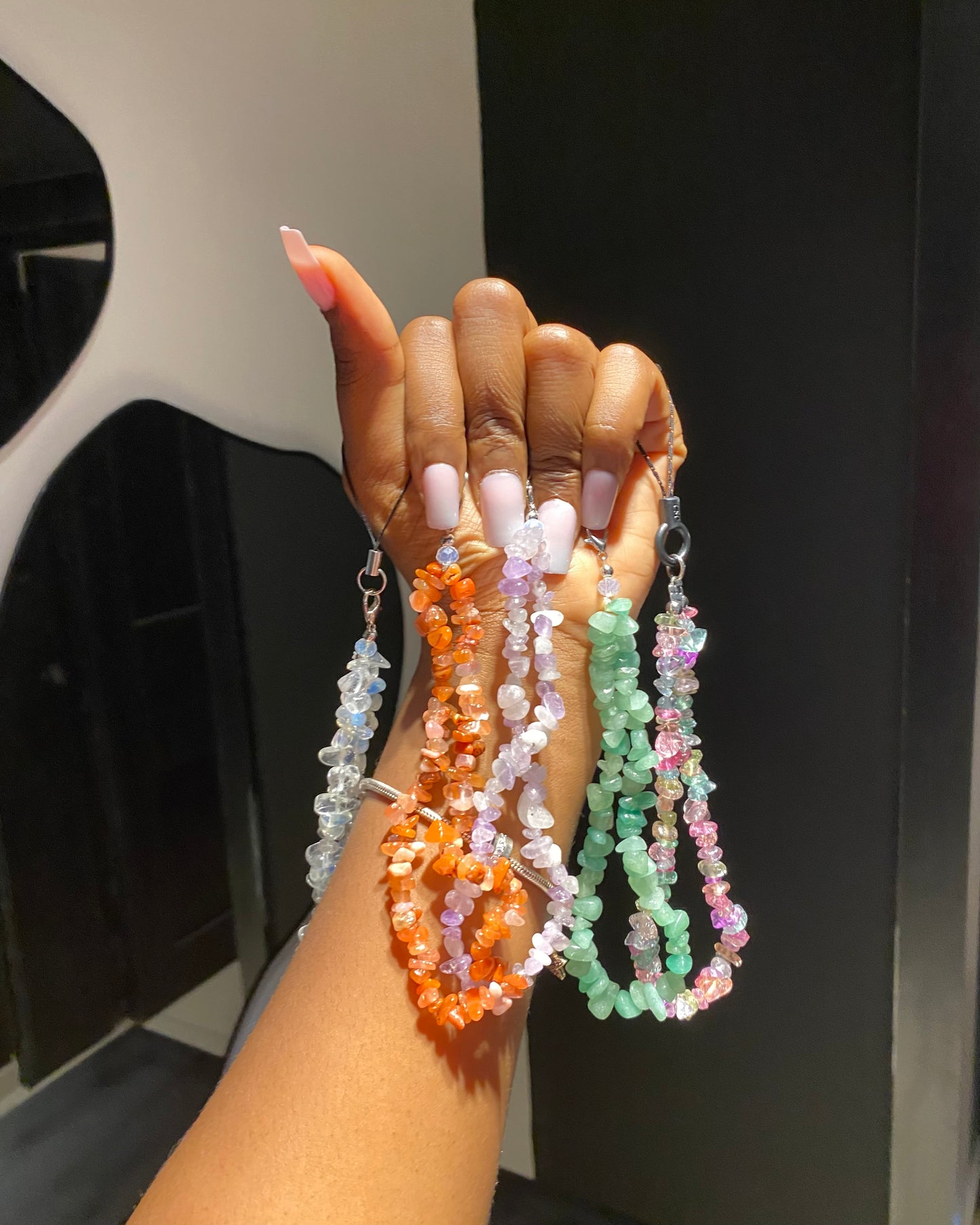 Crystal Gemstone Charm