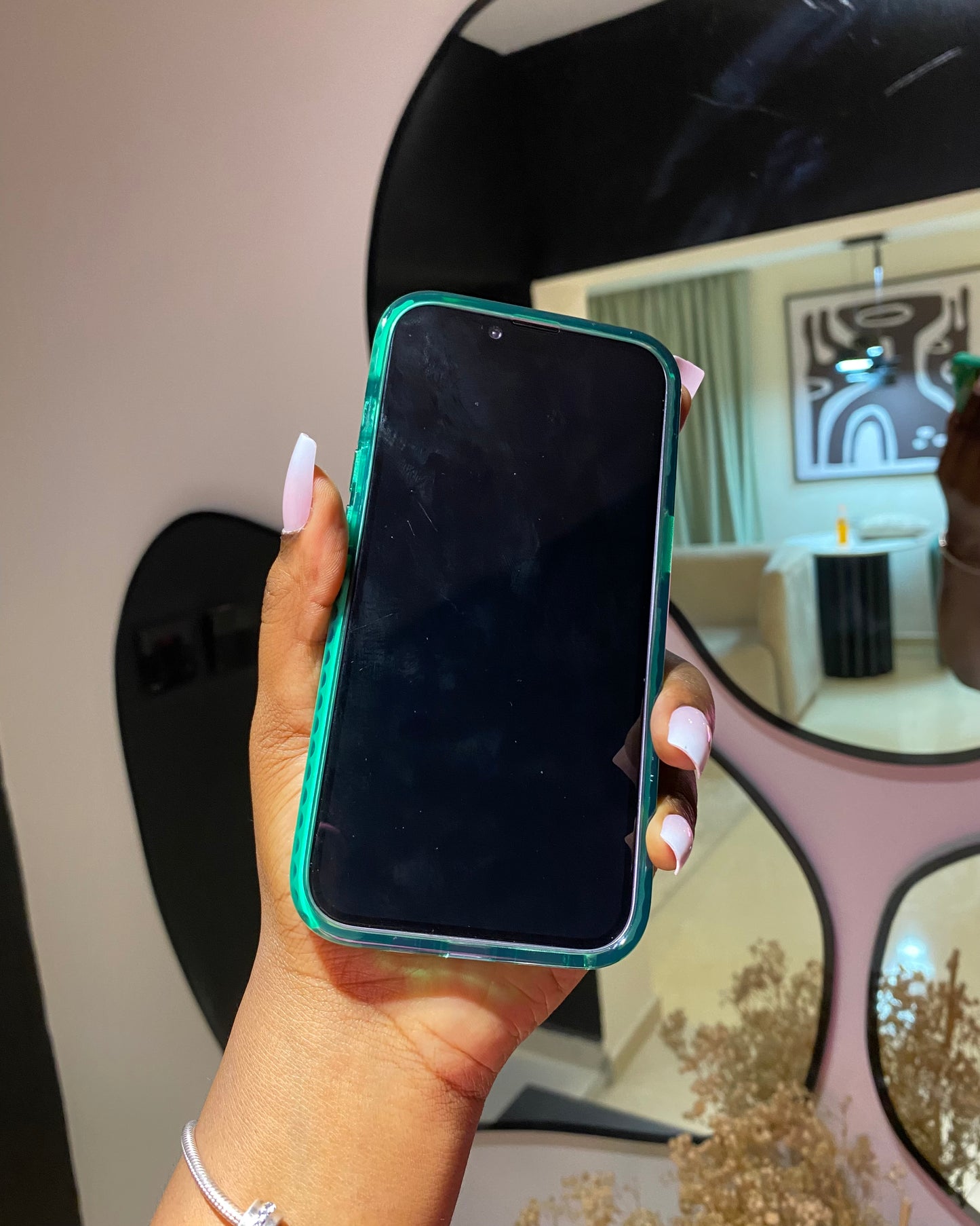 Green spiral Rick & Morty Case