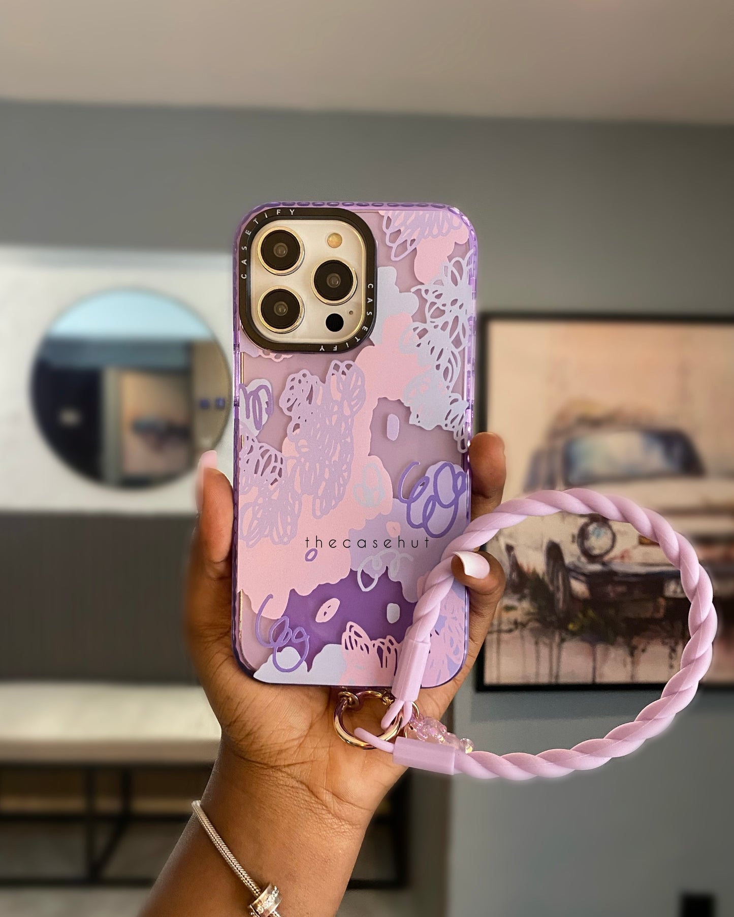 Purple Chaotic Art Case
