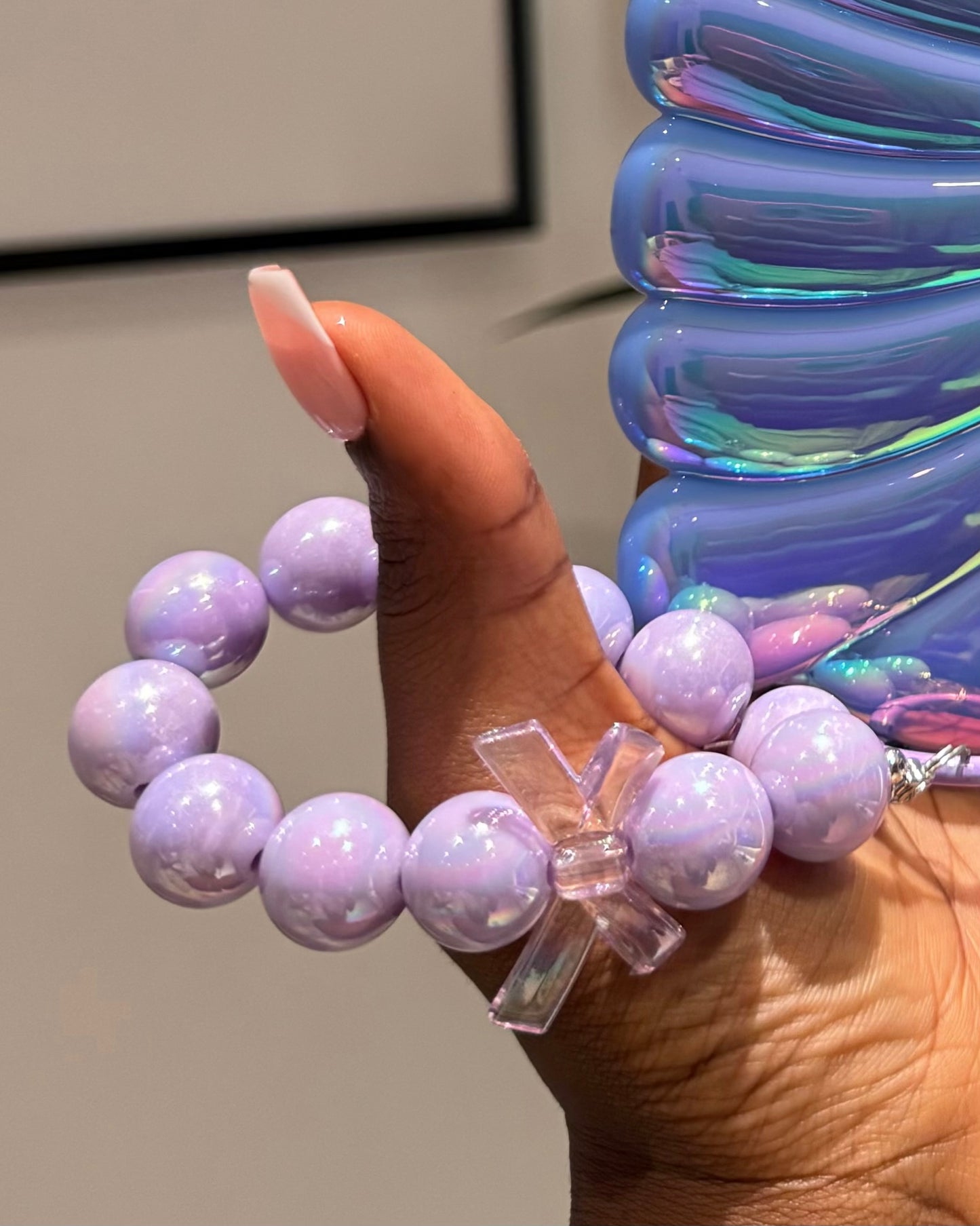 Blue Chrome Shell Case