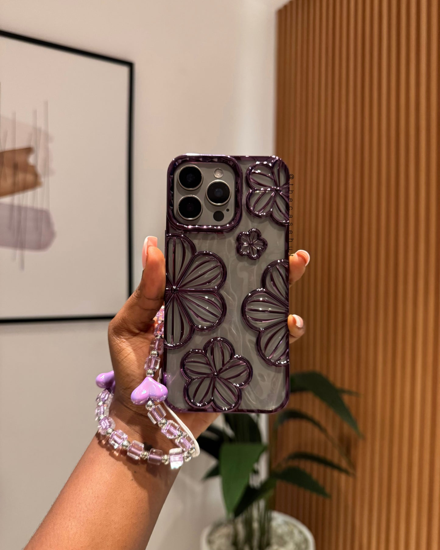 Floral Clear Phonecase