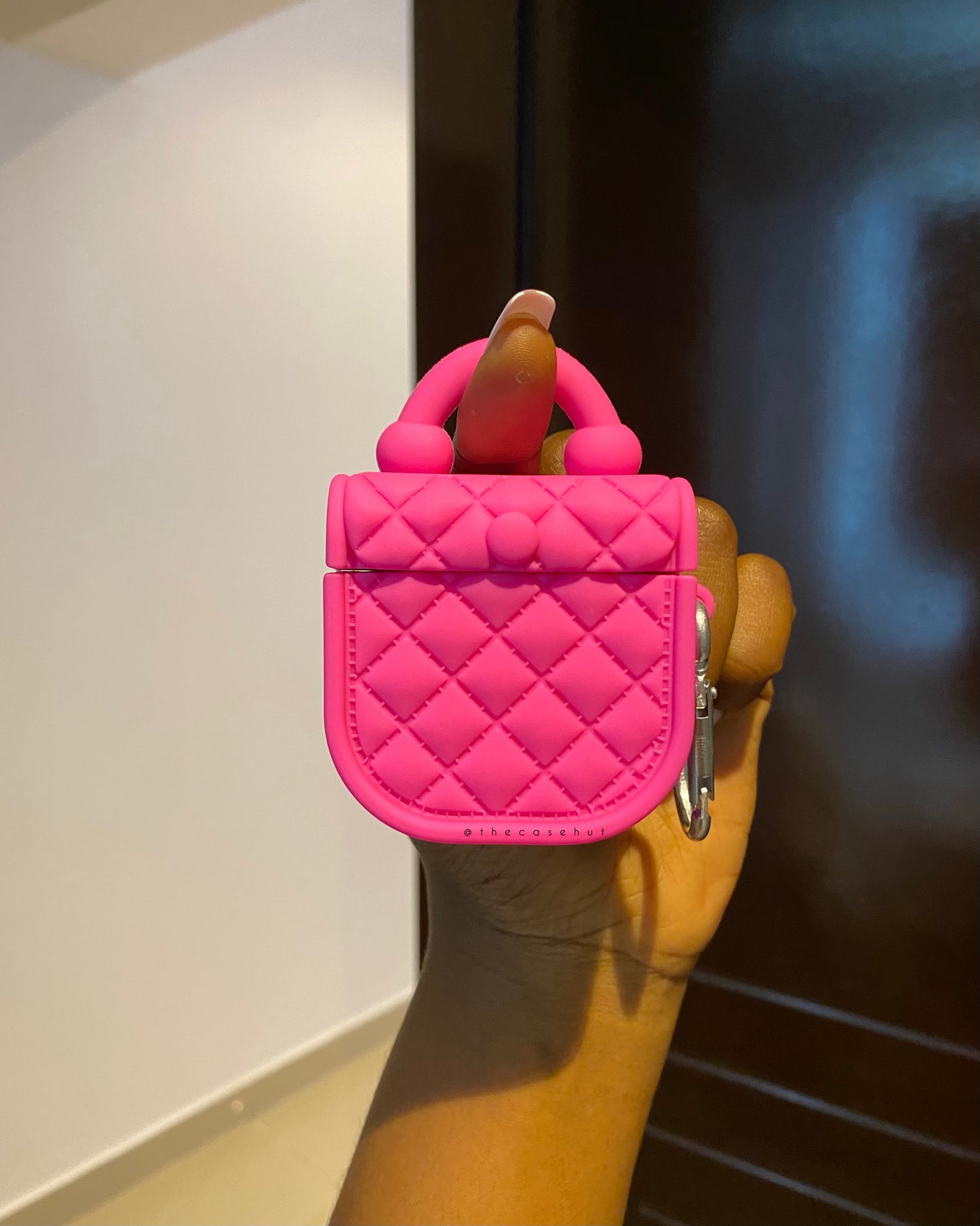 Pink Mini Purse Airpods Case