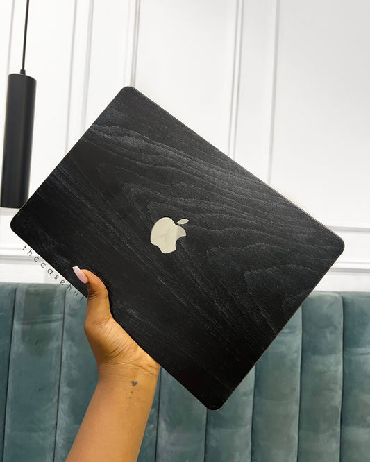 Dark Wood Macbook Case