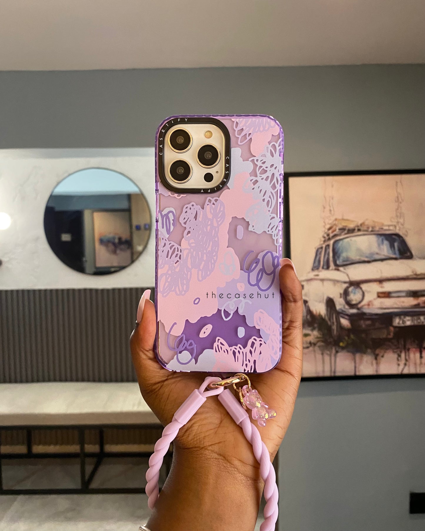 Purple Chaotic Art Case