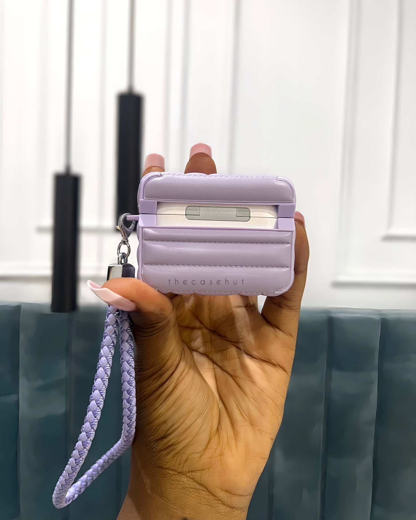 Square Leather Airpods Case