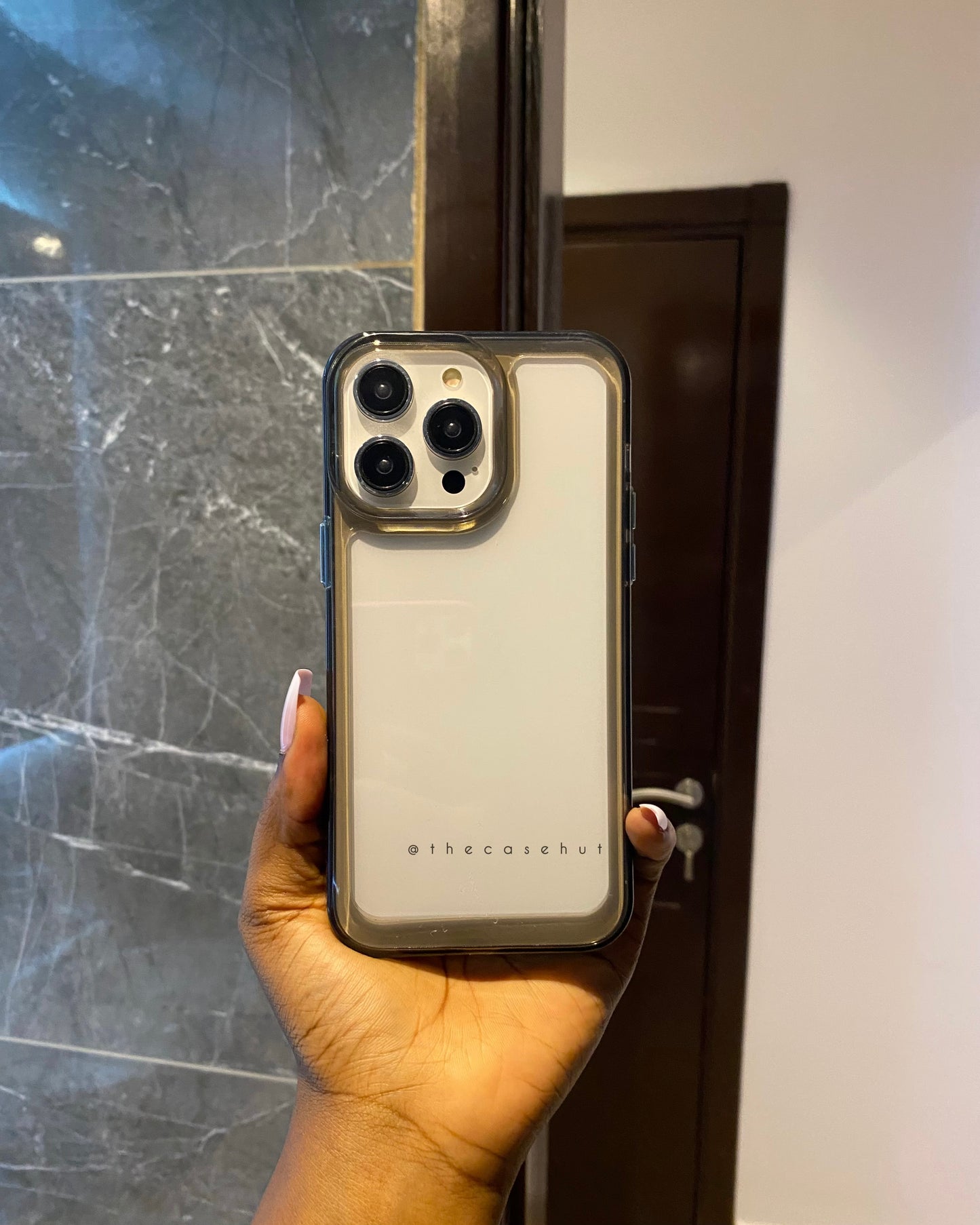 Black Rim Clear Case