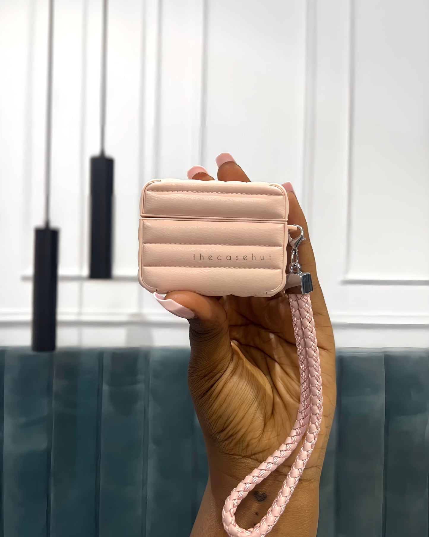 Square Leather Airpods Case