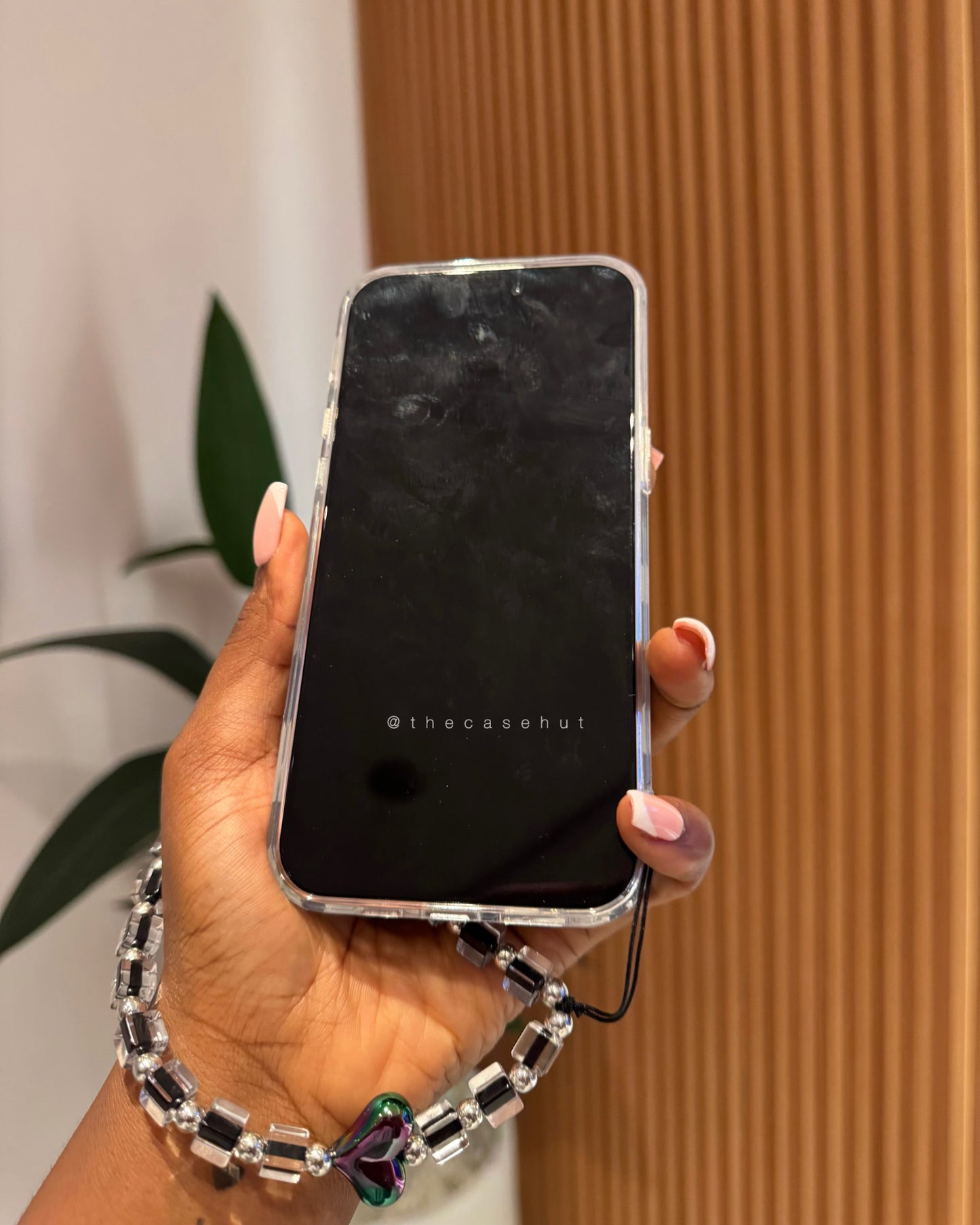 Silver Laser Leopard Case