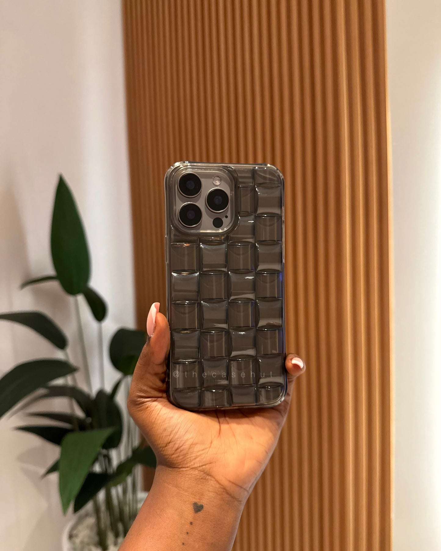 Prism Grid Clear Case