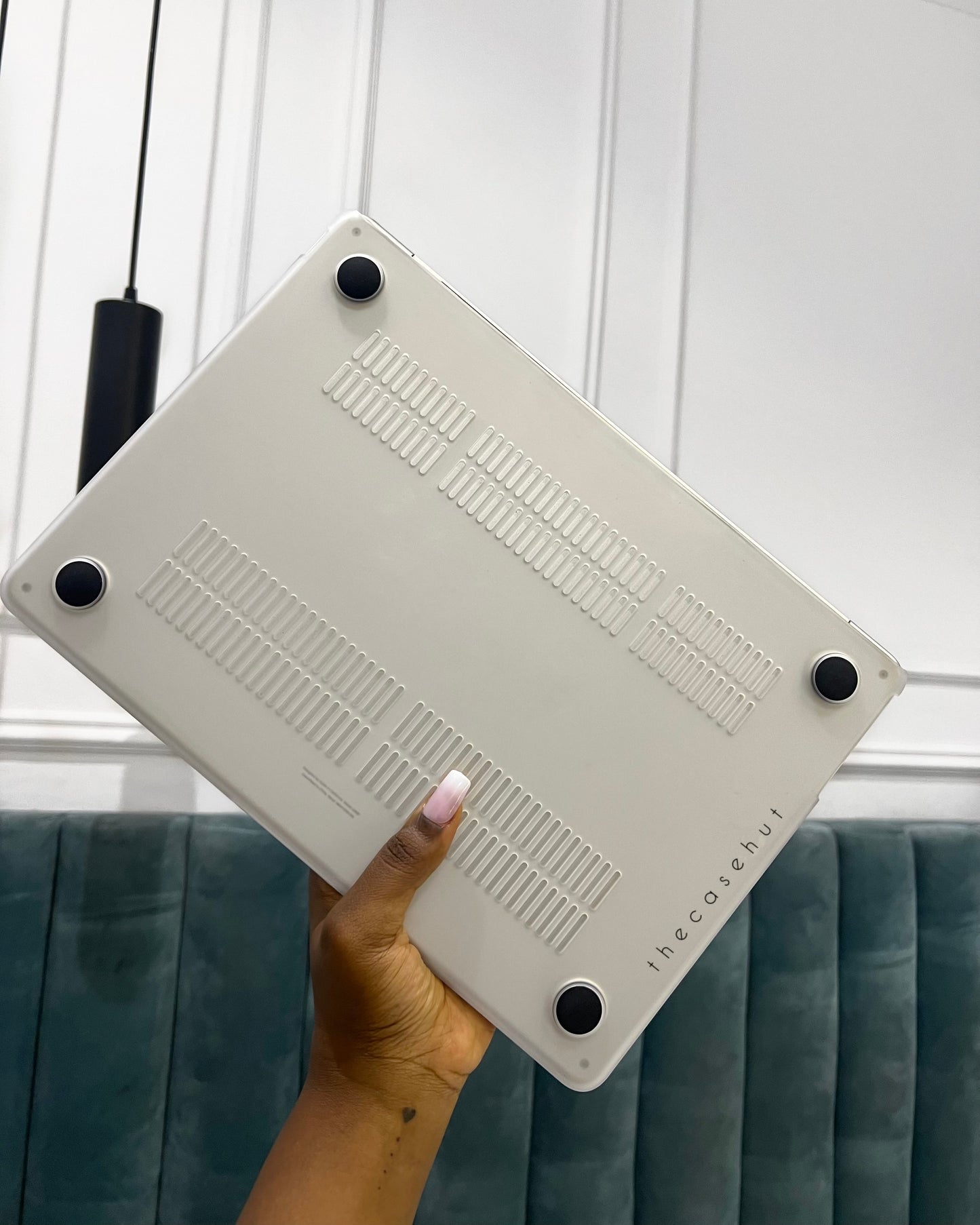 White Wood Macbook Case