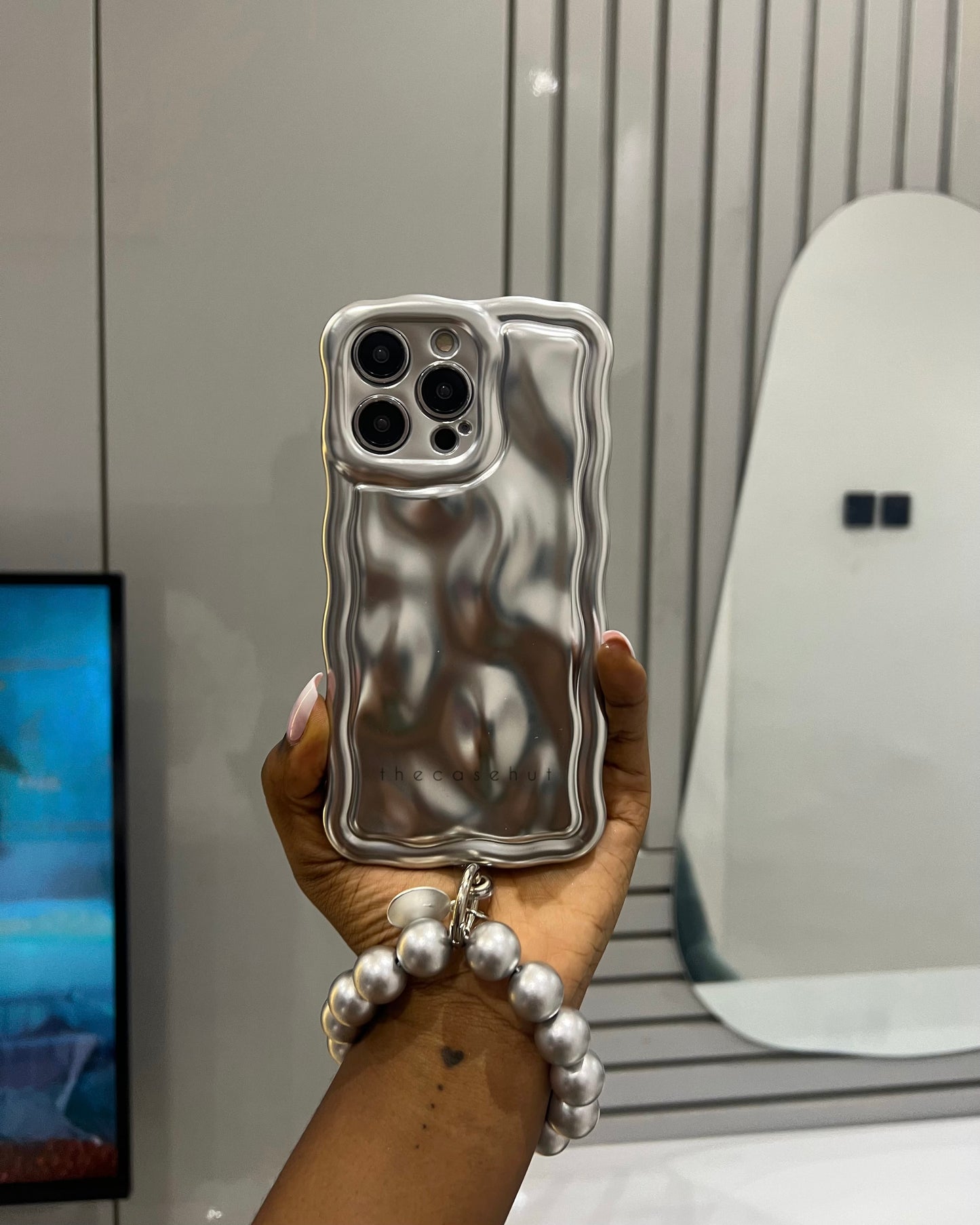 Silver Bumpy Phonecase