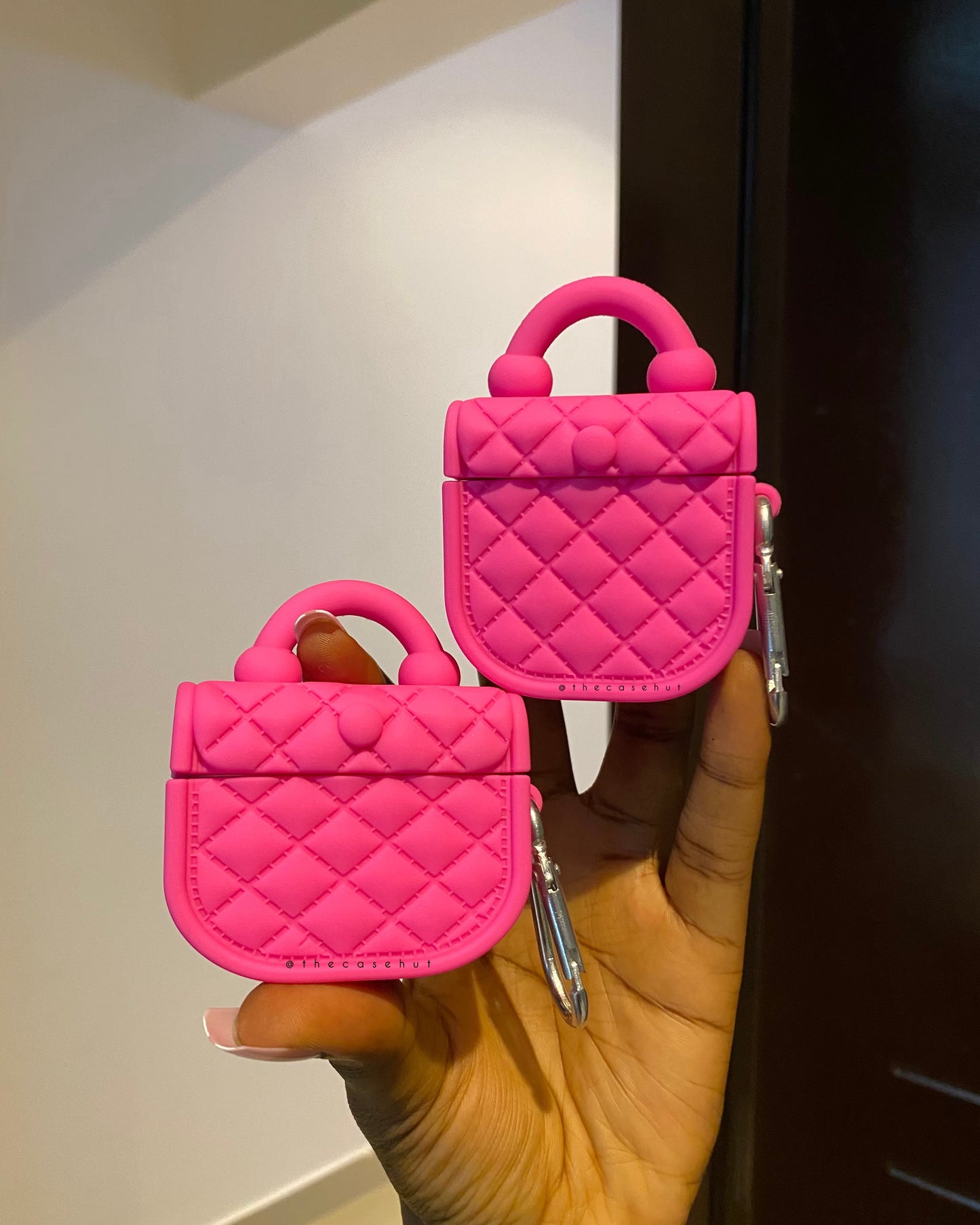 Pink Mini Purse Airpods Case