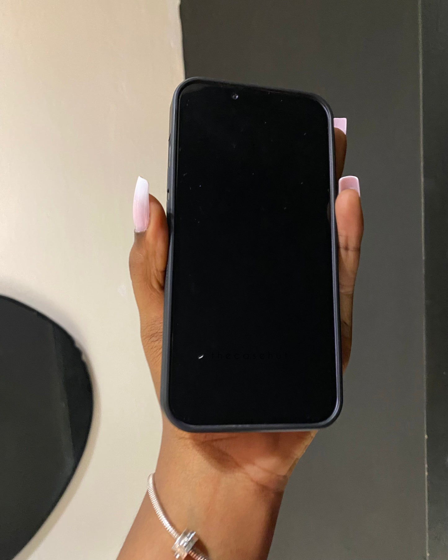 Black Kaws Puffer Case