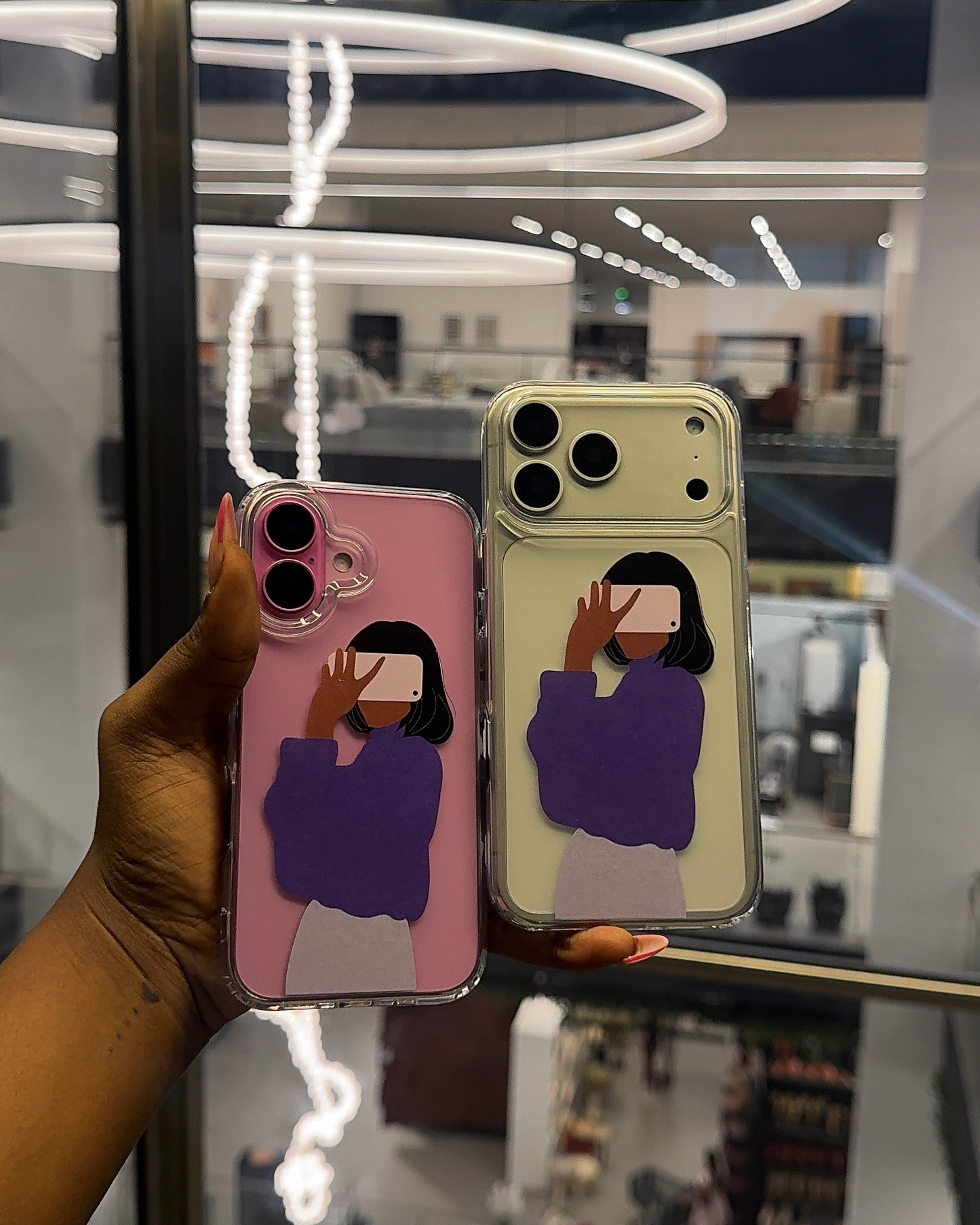 Clear Selfie Girl Case