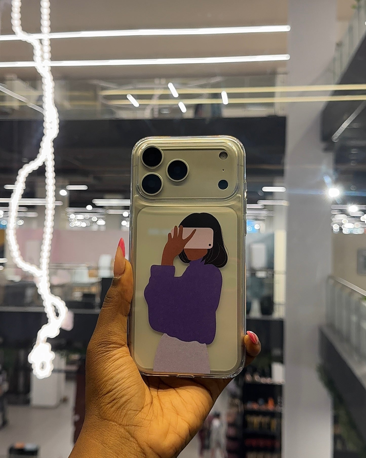 Clear Selfie Girl Case