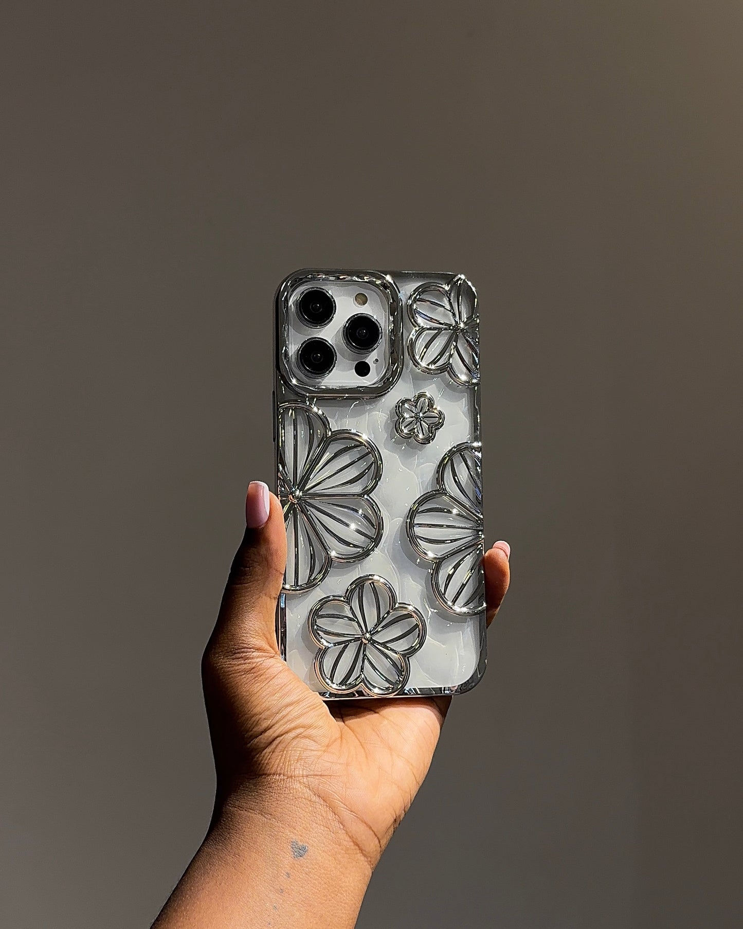 Floral Clear Phonecase