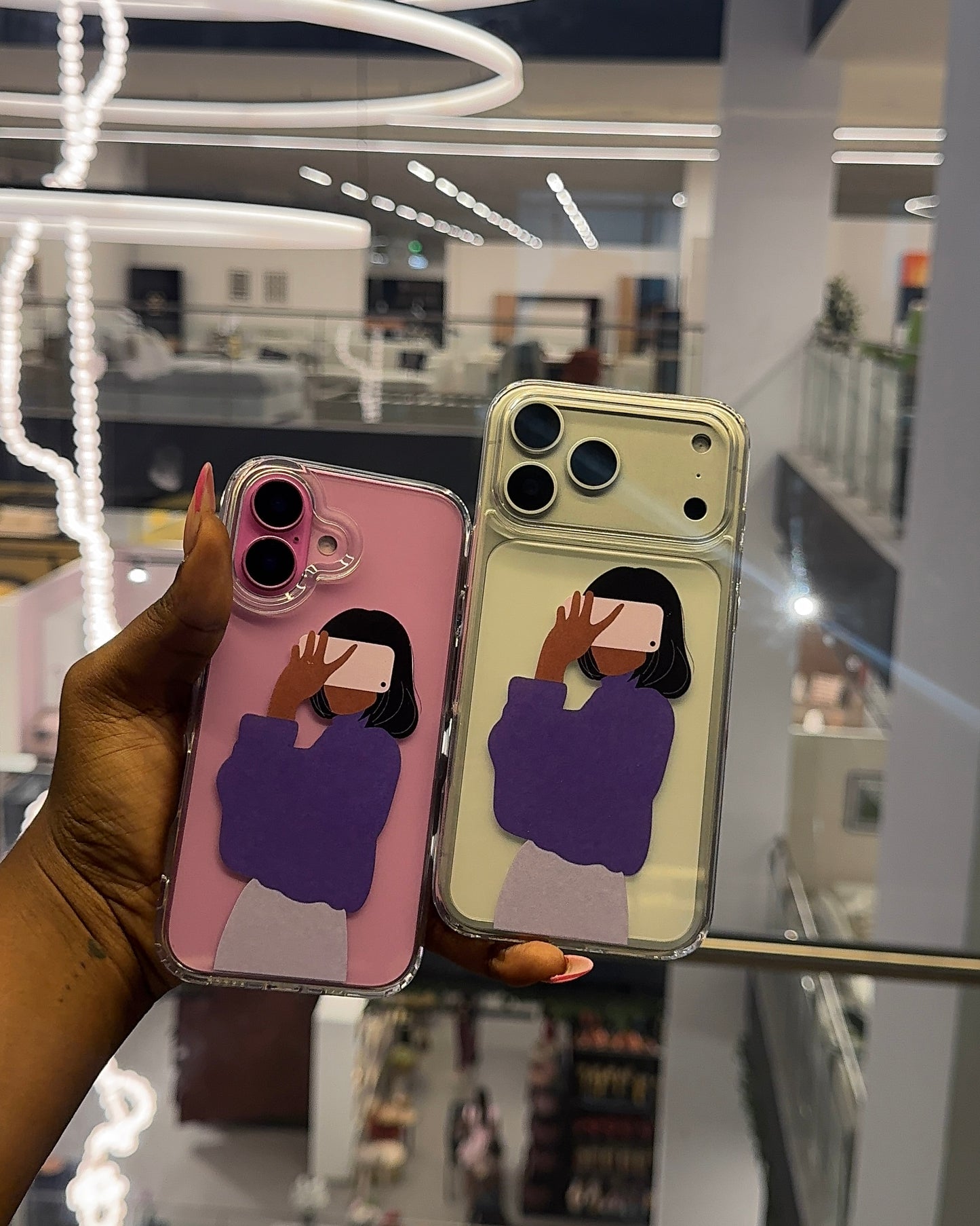 Clear Selfie Girl Case