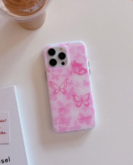 Pink Butterfly Phonecase