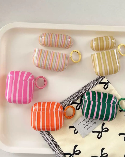 Striped Airpods Case
