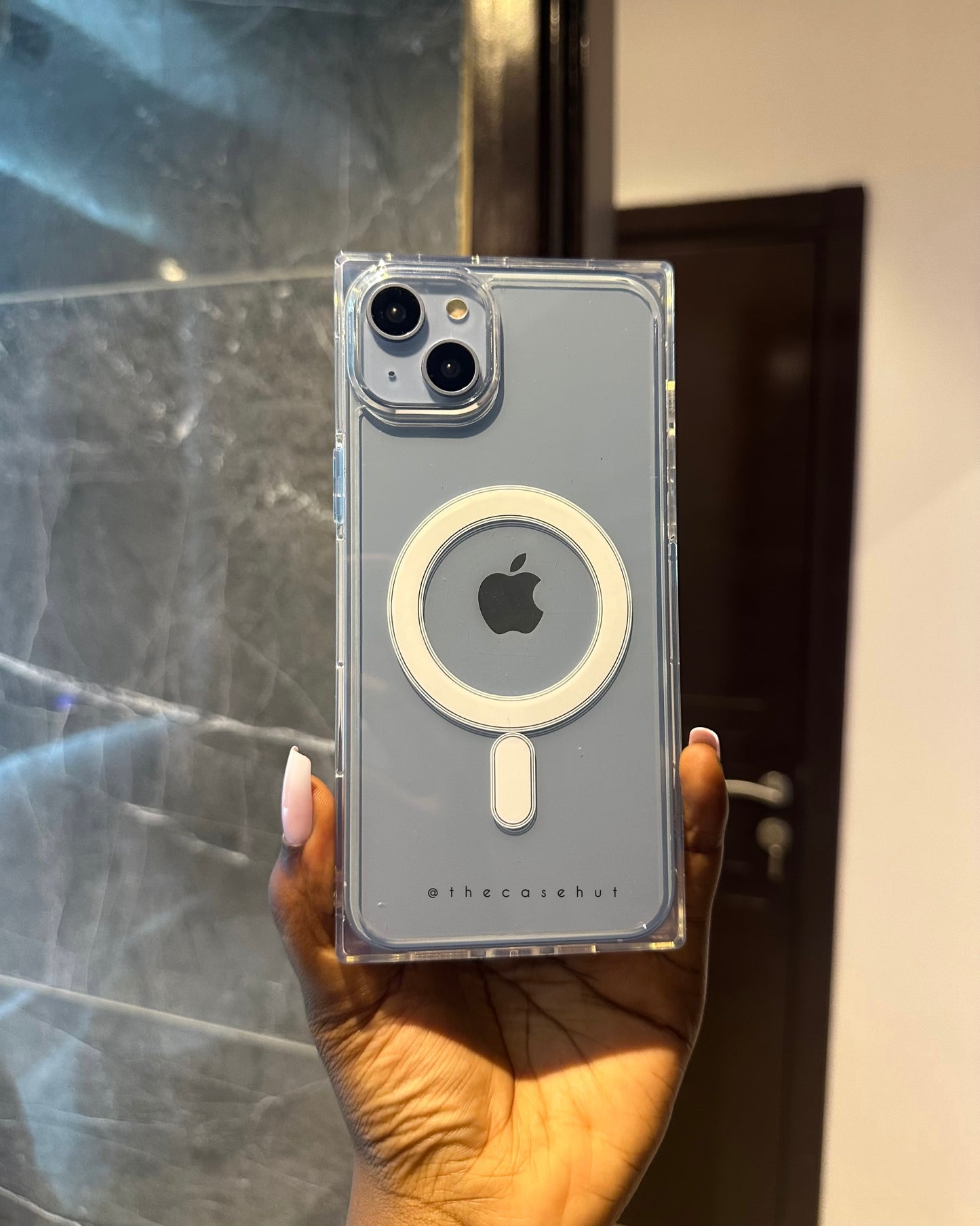 Clear Magsafe Square Case