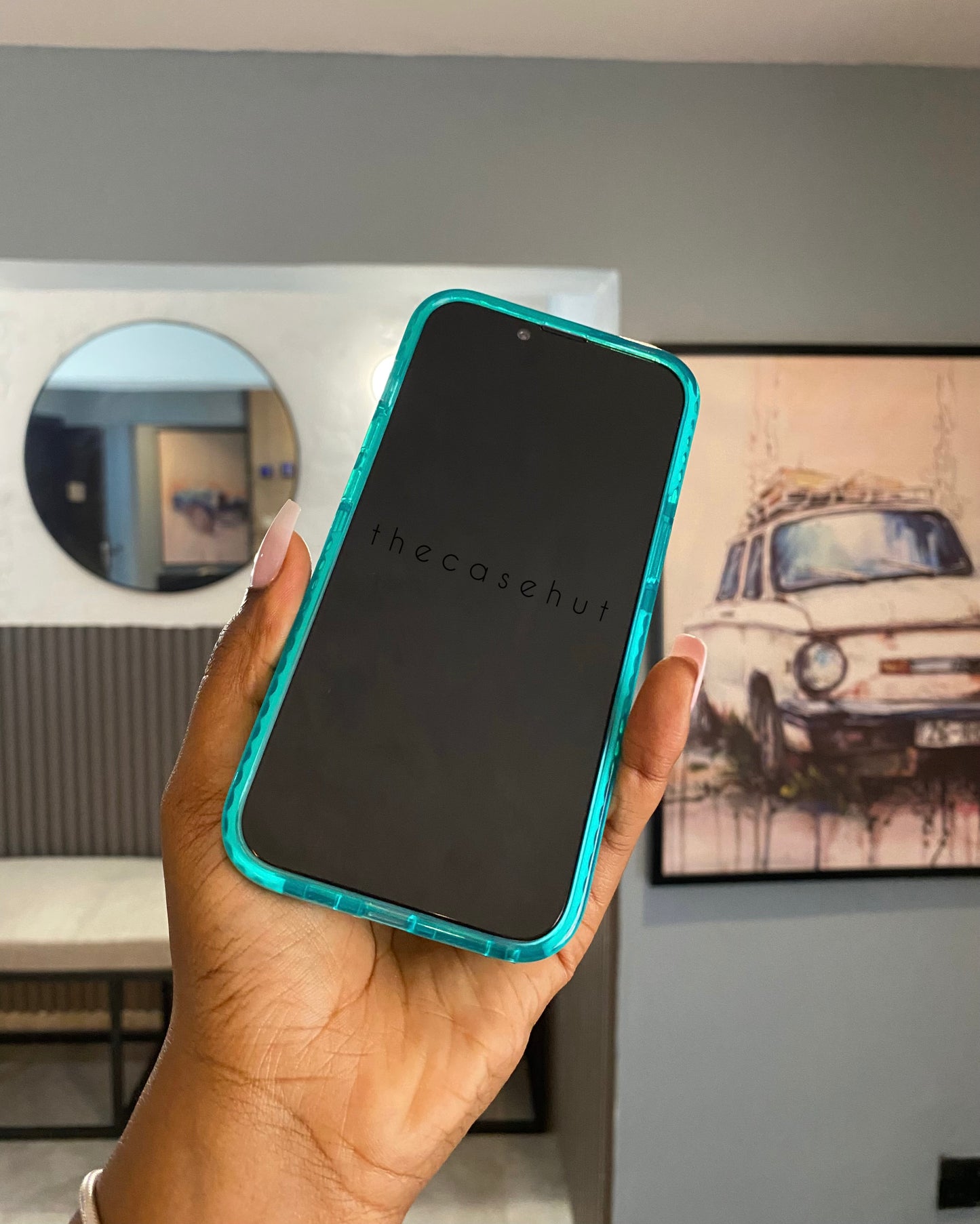 Clear Green Paint Case